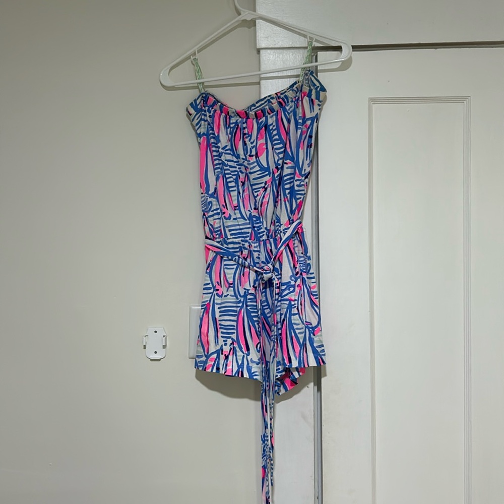 Lilly Pulitzer strapless Romper